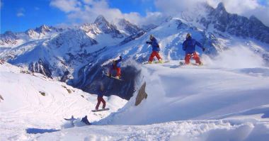 Frontside 360 windlip sequence, Flegere