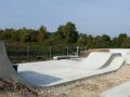 Bourne Valley skatepark - transition section, Poole