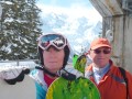 CJ and Dad at the Flegere-Brevent liason lift