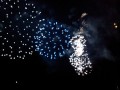 Fireworks going off at the Littledown display in Bournemouth