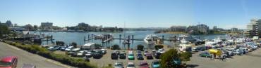 Victoria harbour - enclosing the marina, public sailing area and float plane terminal