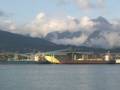 The port across from Stanley Park on the North Shore. Check the size of the vast sulphur pile..!