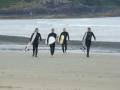 Boys return from surfing, Reservoir Dogs-style!