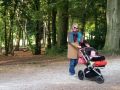 CJ & Violet, family walk in Upton Park, Poole