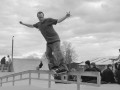 Dom, backside smith at Ringwood - study in monochrome