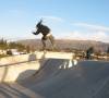 Dom Ebel throws a lofty bs540 transfer, Wanaka