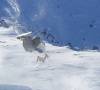Dom inverted over Cardrona backcountry