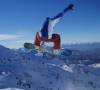 Matt floats a fs360 indy in the Cardrona backcountry