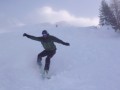 Michael rides at Les Grandes Montets